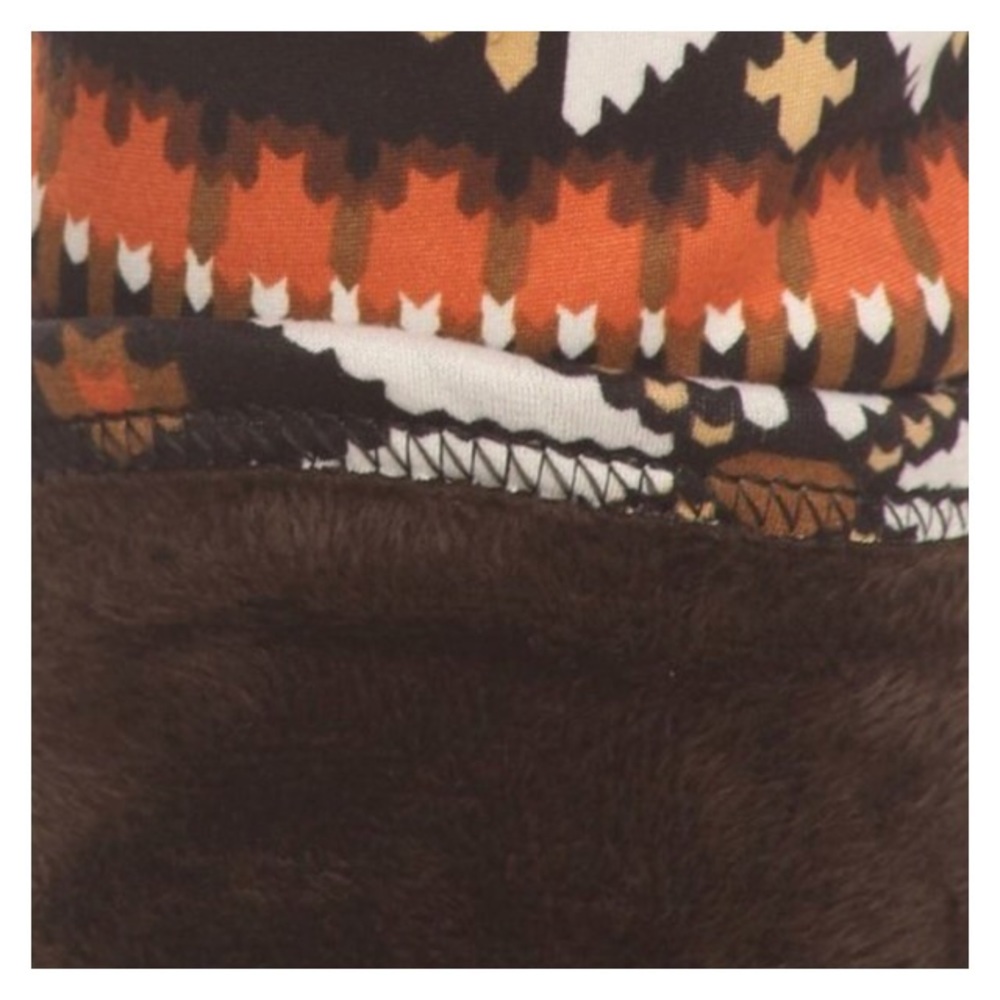 Soft Snowflake Reindeer Leggings - Picture 6 of 6